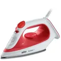 Produktbild: Braun TexStyle 1 SI 1019 RD Dampfbügeleisen Weiß/Rot