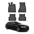 Produktbild: OMAC Gummi Fußmatten für Audi A6 Avant Kombi Limo 2010-2018 Premium TPE 4x
