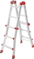 Produktbild: Hailo Vielzweckleiter M80, Aluminium, 4x3 Sprossen