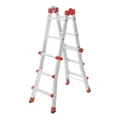 Produktbild: Hailo M80 Aluminium-Multifunktionsleiter 4x3 Sprossen