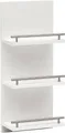 Produktbild: Schildmeyer Wandregal Nikosia, Breite 30 cm, 3 Ablagen, mit Metallreling