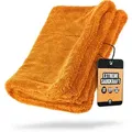 Produktbild: Nuke Guys Microfaser Auto Trockentuch - Gamma Dryer S bis XXL Mikrofasertuch (Microfaser, 40x60 cm, 1-tlg., Gamma Dryer L - Orange - 40x60cm 1400GSM) orange 40 cm x 60 cm