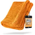 Produktbild: Nuke Guys Gamma Dryer L | Ultra saugstarkes Trockentuch 1400 GSM orange 40x60cm | Fusselfrei, abgerundete sanfte Fasern, kratzerfrei, groß | Premium Mikrofasertuch für Auto Motorrad Fahrrad