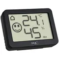Produktbild: TFA Dostmann  Thermo-/Hygrometer Schwarz 30.5055.01