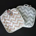 Produktbild: Topflappen 2er SET Baumwolle RETRO Design Zweifarbig Dr. Oetker