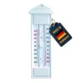 Produktbild: TFA Dostmann Analoges Maxima-Minima-Thermometer, 10.3014.02, Höchst und Tiefstwerte, Wetterfest, Temperatur innen oder außen messen, deutsches Familienunternehmen, weiß