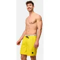 Produktbild: Indicode Badeshorts Herren Solomon Schwimmshorts mit elastischem Bund und Kordelzug gelb XL