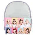 Produktbild: Depesche 12594 TOPModel Snap Shots - Rucksack in Lila und Silber mit Model-Motiv, Tasche mit verstellbaren Schultergurten