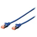 Produktbild: DIGITUS CAT 6 S/FTP Patchkabel, 10 Stück, 3m, blau Kabel Patchkabel RJ45 Cat.6