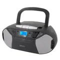 Produktbild: KENDO Boombox 24EX Radiorekorder mit CD-Spieler Kassette Radio Display schwarz