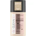 Produktbild: Catrice Clean ID High Cover Luminous Matt Foundation, Make Up, Nr. 010 Neutral Sand, nude, für sensible Haut, porenverfeinernd, für sensible Augen, Haut, natürlich, vegan, ohne Parfüm (30ml)