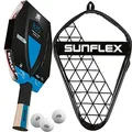 Produktbild: Sunflex B35 Tischtennisschläger + Tischtennishülle Single + Bälle 3* ITTF SX40+