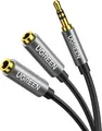 Produktbild: UGREEN Audio Splitter 3,5mm Aux Splitter Verlängerung Kabel für Zwei Kopfhörer