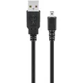 Produktbild: Goobay USB 2.0 Hi-Speed Kabel, Schwarz, 1.8 m (1.80 m, USB 2.0) (93972)