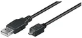 Produktbild: Goobay 93972 USB 2.0 Hi-Speed Kabel, Schwarz, USB 2.0-Stecker (Typ A)