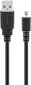 Produktbild: Goobay® USB-A-auf-Mini-B-Kabel, 1,8 m, schwarz 2,5 W, 0,5 A, 480 Mbit/s