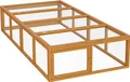 Produktbild: Wiltec XXL Freilaufgehege Holz 1800 x 900 x 480 mm, Kasten Stall mit klappbarer Abdeckung, Kleintierstall Kaninchen Hasen, Freigehege