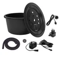 Produktbild: CLGarden Springbrunnenpumpe SP1 90l Becken Set Springbrunnenbecken Deckel Pumpe