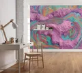 Produktbild: Komar Vlies Fototapete - Sunset Island - Größe 300 x 250 cm - Tapete, Wanddekoration, Wohnzimmer, Schlafzimmer, Büro