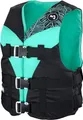 Produktbild: MESLE Schwimmweste Damen V210-W, Leichte Schwimmhilfe für Frauen & Mädchen, 50N Auftriebsweste Sup, Schwimmen, Kajak, Prallschutzweste Wakeboard, Wasserski, Jetski