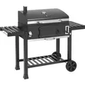 Produktbild: El Fuego Holzkohlegrill Smoker Ontario XXL Schwarz