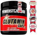 Produktbild: Powerstar Food GLUTAMIN CAPS – L-Glutamin, 300 Kapseln