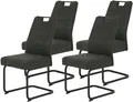 Produktbild: HELA Freischwinger KERTIN (Set, 4 St), XL Sitzbreite, Griff, Federkorb, 140kg belastbar