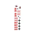 Produktbild: Aufkleber/Decals Panzer Tiger I Divisionsabzeichen Torro 1:16