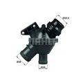 Produktbild: MAHLE Thermostat Kühlmittel 108°C für BMW 3er X1 X3 TM 25 108