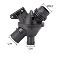 Produktbild: Mahle TM 25 108 Thermostat Kühlmittel für BMW F20 F21 F22 F87 F23 F30 F80 F31