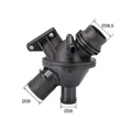 Produktbild: 1x Thermostat, Kühlmittel MAHLE TM 25 108 passend für BMW BMW (BRILLIANCE)