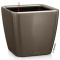 Produktbild: LECHUZA® Pflanzgefäße QUADRO LS 50 Taupe hochglänzend All-in-One