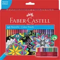 Produktbild: Buntstifte Faber-Castell Castle Etui mit 60 Farben bunt Farbstifte Malstifte