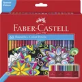 Produktbild: Faber-Castell Buntstifte Set 60 Farben hexagonal Malstifte Kinder Erwachsene