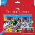 Produktbild: Faber-Castell 111260 Buntstifte Set Castle 60-tlg hexagonal Kinder Erwachsene
