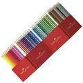 Produktbild: Faber-Castell Castle Buntstifte Etui mit 60 Farben bunt Malstifte Farbstifte
