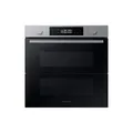 Produktbild: Samsung NV7B4550VAS/U1 Einbau-Backofen, 76 l, AI Backofen, Dual Cook Flex, Pyrolytische Selbstreinigung, SmartThings Cooking, Air Sous Vide, Schwarzes Glas