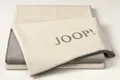 Produktbild: JOOP! Melange Doubleface Wohn- Kuscheldecke 150x200 cm Natur-Silber 706232