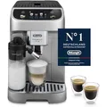 Produktbild: De’Longhi Magnifica Plus - Perfetto Kaffeevollautomat mit LatteCrema-Milchaufschäumer, 18 One-Touch-Getränke, farbiges Touch-Display, Silber Schwarz (ECAM322.70.SB)