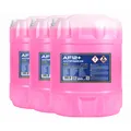 Produktbild: 60 (3x20) Liter MANNOL Antifreeze AF12+ Frostschutz Fertiggemisch rot (-40°C)