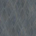 Produktbild: Rasch Tapete 844146 - Vliestapete in Blau und Gold mit geometrischem Muster aus Rauten aus der Kollektion Perfecto VI - 10,05m x 0,53m (LxB)