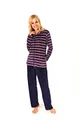 Produktbild: Damen Hausanzug Homewear Nicky Velvet - 57669, Größe:36/38;Farbe:Navy