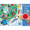Produktbild: Jumbo Spiele GOULA XXL-Puzzle Tiere entdecken Kinderpuzzle Legespiel Kinder