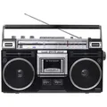 Produktbild: Silva Schneider PCR 1980 Kassettenradio UKW, MW, KW Kassette, Bluetooth®, USB, UKW, MW, KW Aufnahmefunktion, Inkl. Mikrofon