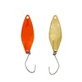 Produktbild: Trout Master Serc Spoon – Forellenköder - Trout Fishing Spoon - UL Angeln -Forellenblinker (Golden Pumpkin, 1,6g)