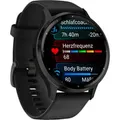 Produktbild: Venu 3, Smartwatch schwarz/dunkelgrau, 45 mm, schwarzes Silikon-Armband