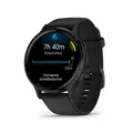 Produktbild: Garmin Venu 3 slate/black 010-02784-01, 45mm, Silikonarmband Schiefergrau/Schwarz