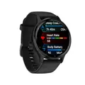 Produktbild: Garmin Venu® 3 Schwarz/Schiefergrau mit Schnellwechsel-Silikon-Armband 010-02784-01