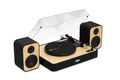 Produktbild: House of Marley Marley EM-JT304-SB Revolution Bluetooth Turntable + Lautsprecher Plattenspieler (Riemenantrieb, Bluetooth®, inkl. 2 Lautsprecher, Audio-Technica Tonabnehmer & 3 Geschwindigkeiten)