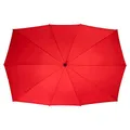 Produktbild: VON LILIENFELD Regenschirm Partnerschirm XL 148 cm x 99 cm Damen Herren Fiberglas 10 Stangen Sehr Stabil Maxi rot
